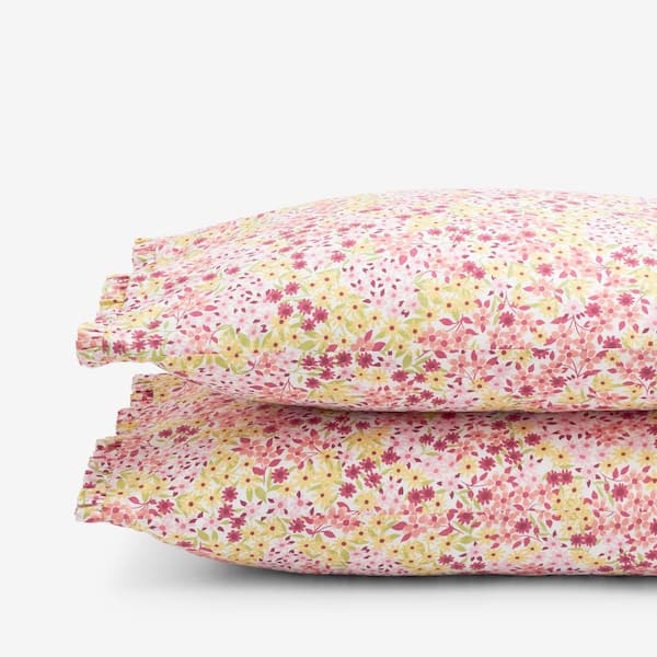Company Cotton Sunshine & Blooms Floral Percale Pillowcase (Set of 2)