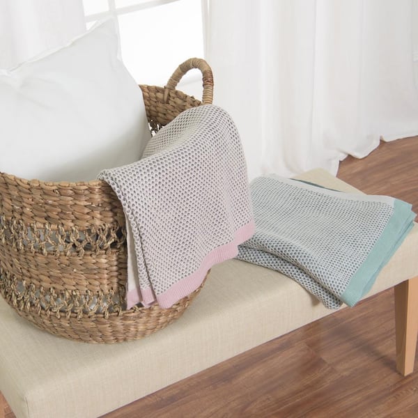 Woven Honeycomb Throw