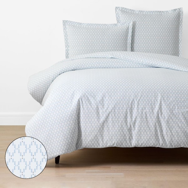 Company Cotton Feliciana Geo Duvet Cover