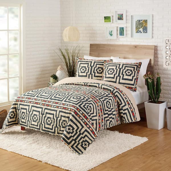 Hypnotic by Justina Blankeney Cotton Quilt (Set of 3)