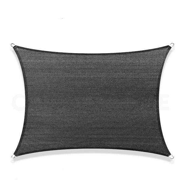 185 GSM Rectangle Sun Shade Sail, for Patio Garden and Swimming Pool