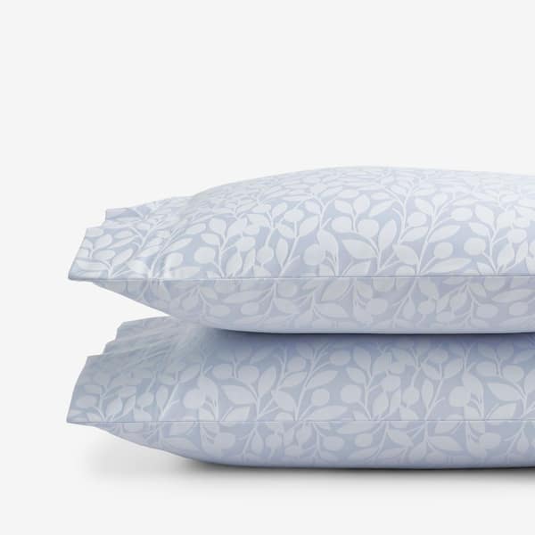 Legends Hotel Jacquard Leaf Wrinkle-Free Supima Cotton Pillowcases
