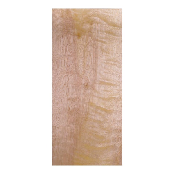 Smooth Flush Hardwood Hollow Core Birch Veneer Composite Interior Door Slab