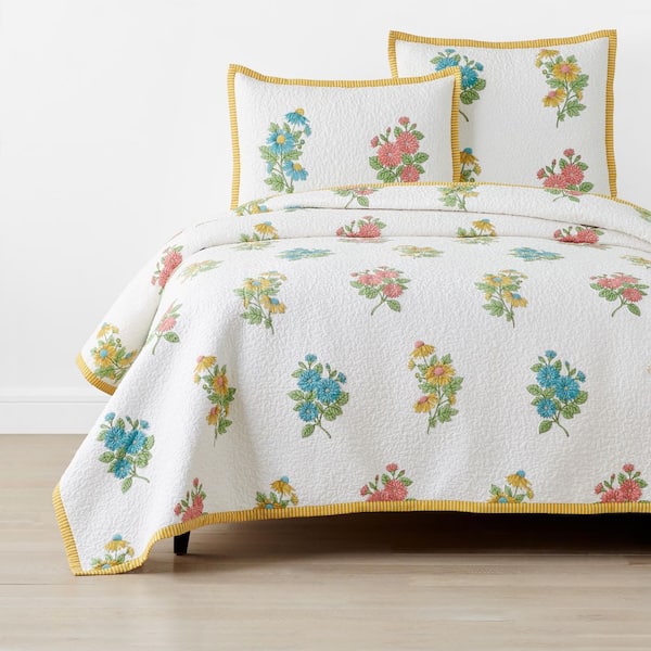 Company Cotton Lily Garden Cotton Coverlet