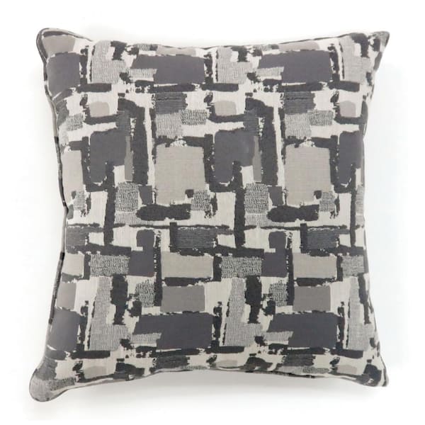 Concrit Geometric Polyester Throw Pillow (Set of 2)