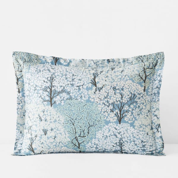 Company Cotton Blooming Trees Sateen Sham