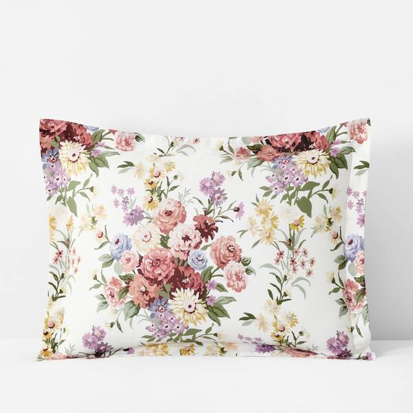 Company Cotton Natures Bouquet Sham