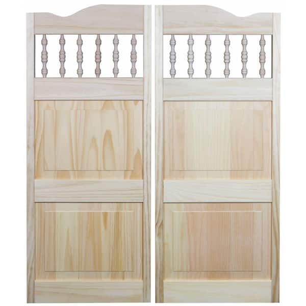 Royal Orleans Spindle-Top Wood Cafe Door