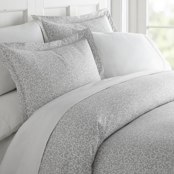 Vine Trellis 3-Piece Microfiber Duvet Cover Set