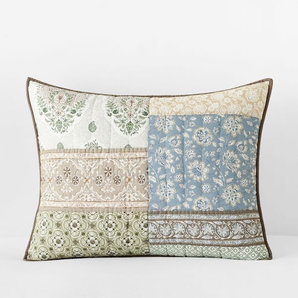 Company Cotton Odesa Patchwork Cotton Sham