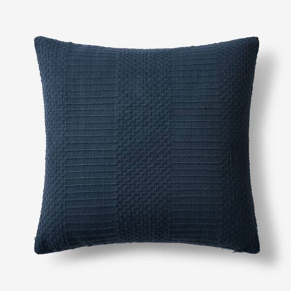 Company Cotton Textured Stripe Throw Pillow Cover