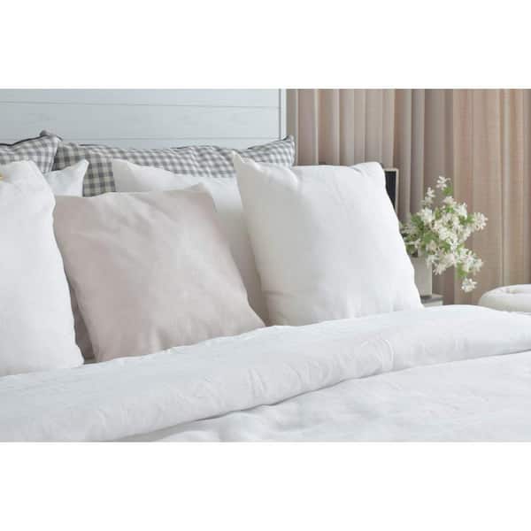 A1HC Sterilized Feather Down Extra Fluff and Durable Pillow Insert (Set of 2)