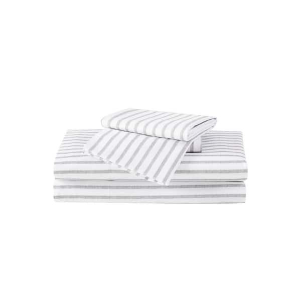 Pinstripe Stripes & Plaids Microfiber Sheet Set