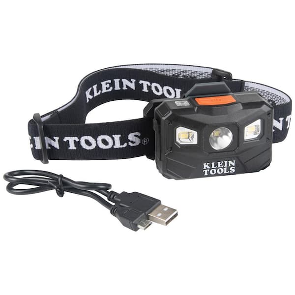 Klein Tools Rechargeable Focus Flashlight with Laser, 350 Lumens, 2 Modes  56040 - The Home Depot