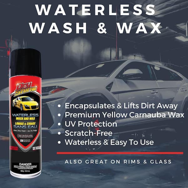 Quick Wax 17.3 oz. Carnauba Car Exterior Detailing plus 2 in 1 Microfiber  Towels (2-Pack)
