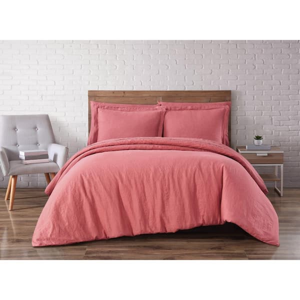 Brooklyn Loom Linen 3-Piece Duvet Set