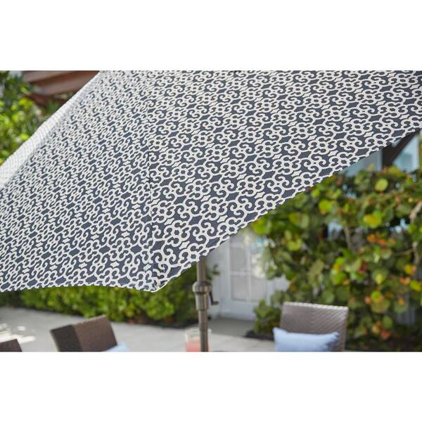 hampton bay patio umbrella heather grey PURPLE LEAF 12 FT, Double Top, Thick Pole, Pebble This 10 ft Hampton Bay Cantilever Umbrella -