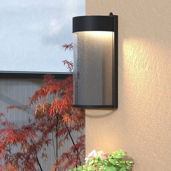 セット Pelikan Montbalnc Yard O Led MP BP Deck Impressions Solar Integrated LED Black Wall Light with Motion