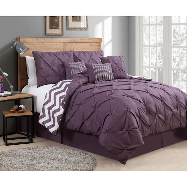 Venice Pinch Pleat Comforter Set