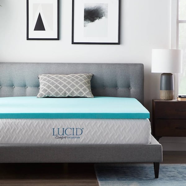 Gel and Aloe Infused Memory Foam Topper