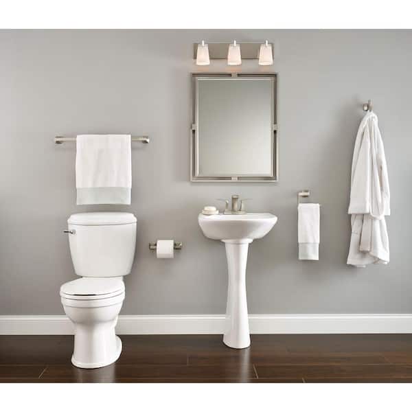 Dyiom Bathroom Accessory Set. 4 -Pieces Complete Bathroom Set. Gray  B08R531FGJ - The Home Depot