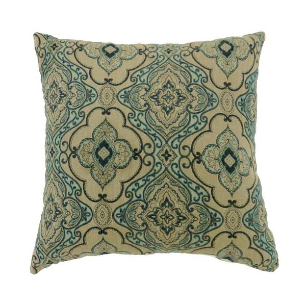 Lea Multicolored Floral Polyester Throw Pillow (Set of 2)