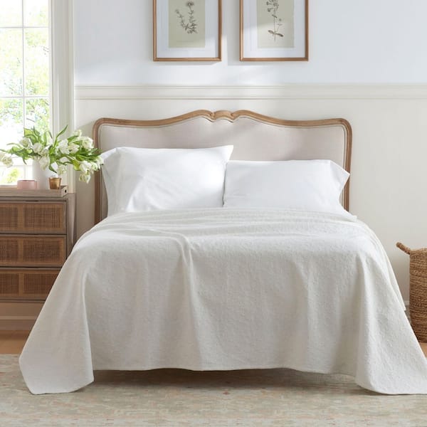 Company Cotton Delicate Floral Blanket