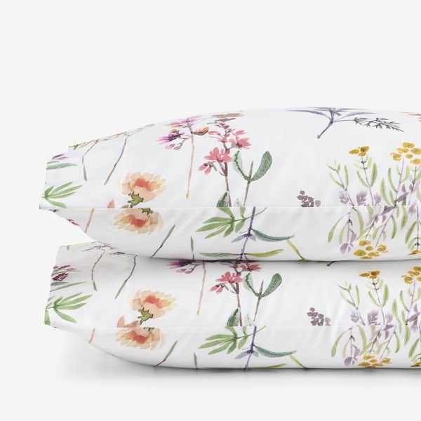 Company Cotton Blooming Garden Pillowcase