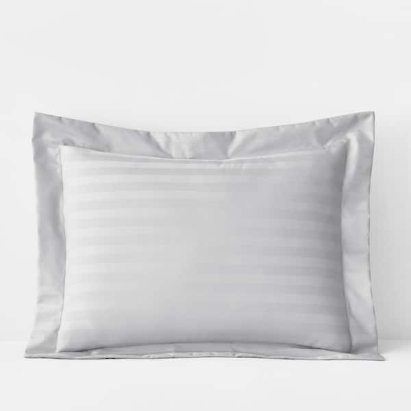 Company Cotton Dobby Stripe Wrinkle-Free Sateen Cotton Sham