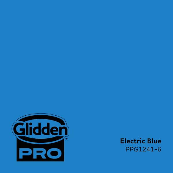 PPG1241-6 Electric Blue Eggshell Interior Paint