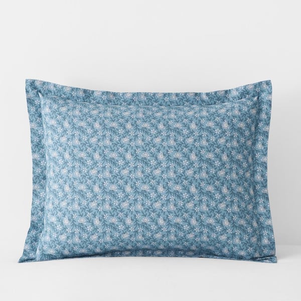 Company Cotton Mini Floral Vine Cotton Percale Sham