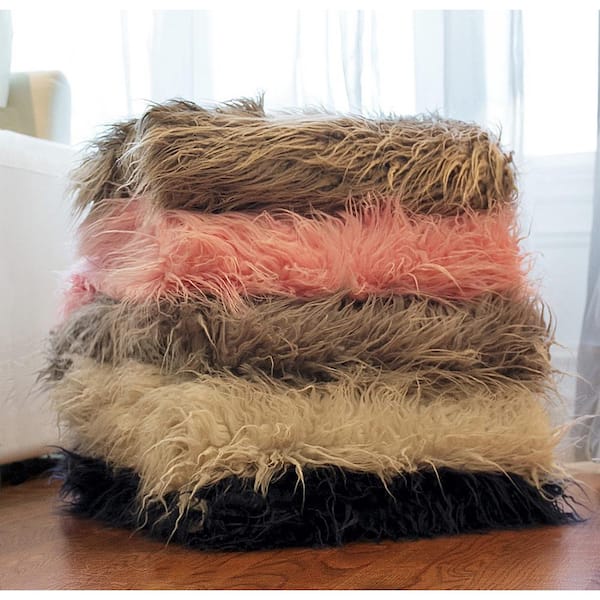 Plano Mongolian Sheepskin Faux Fur Throw