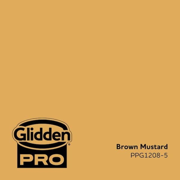 PPG1208-5 Brown Mustard Eggshell Interior Paint