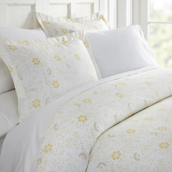 Spring Vines 3-Piece Microfiber Duvet Cover Set