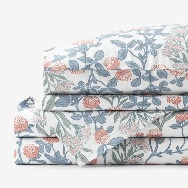 Company Cotton Botanical Grace Velvet Flannel Sheet Set