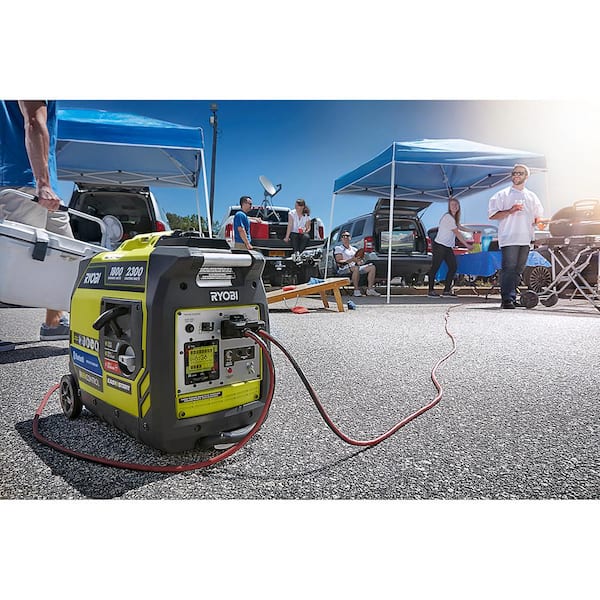 RYOBI 4000-Watt Gasoline Powered Digital Inverter Generator with CO  Shutdown RYi4022X - The Home Depot