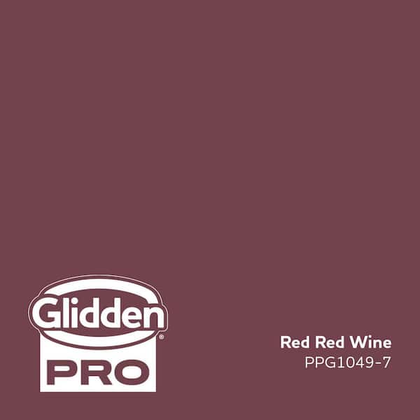 PPG1049-7 Red Red Wine Eggshell Interior Paint