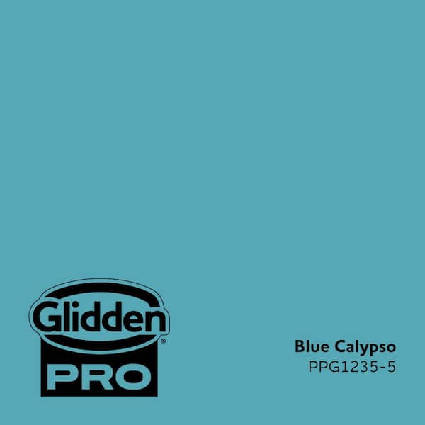 PPG1235-5 Blue Calypso Eggshell Interior Paint