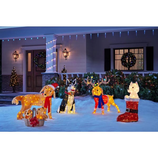 Home Accents Holiday Adorable Dogs - The Home Depot