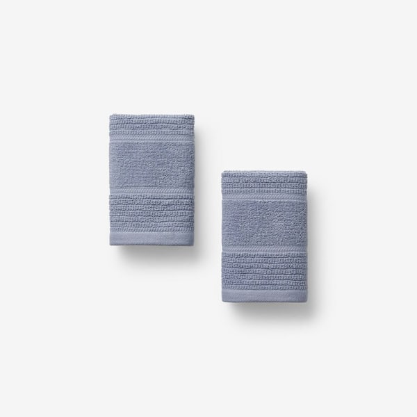 Company Cotton Textured Stripe Wash Cloth