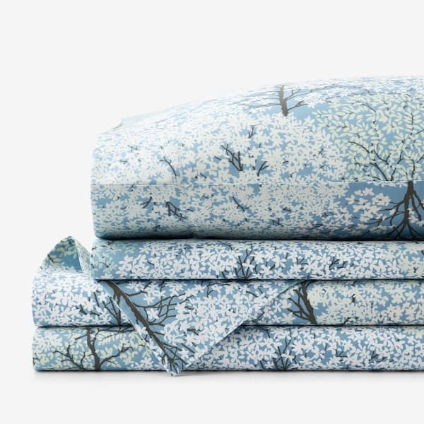 Company Cotton Blooming Trees Sateen