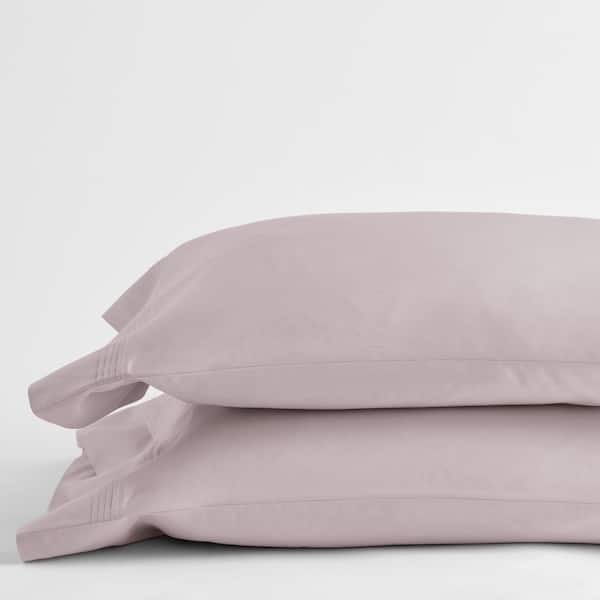 Legends Luxury Solid 600-Thread Count Egyptian Cotton Sateen Pillowcase (Set of 2)