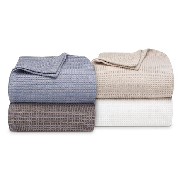 Waffleweave Cotton Blankets