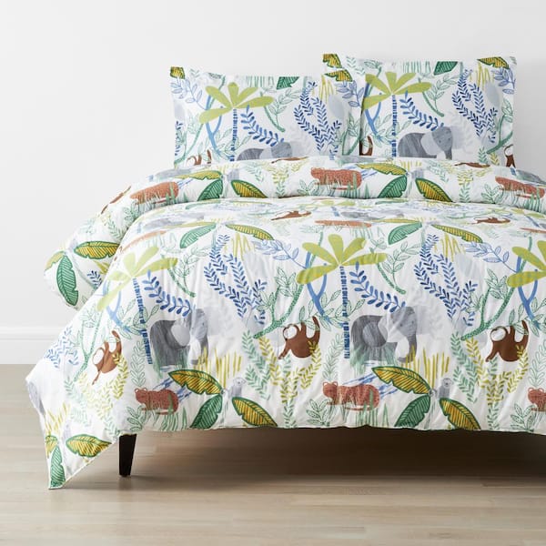 Company Kids Jungle Organic Cotton Percale Comforter