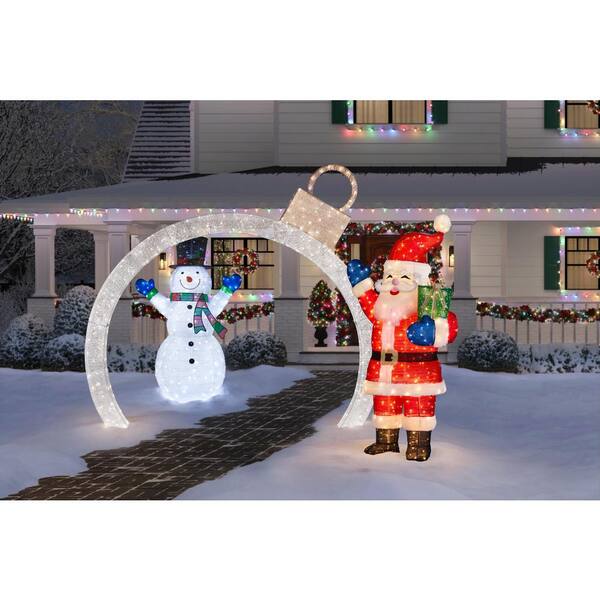 Home Accents Holiday 4.5 ft. Tinsel LED Stacked Gift Boxes Holiday Yard  Decoration 23RT54520141 - The Home Depot