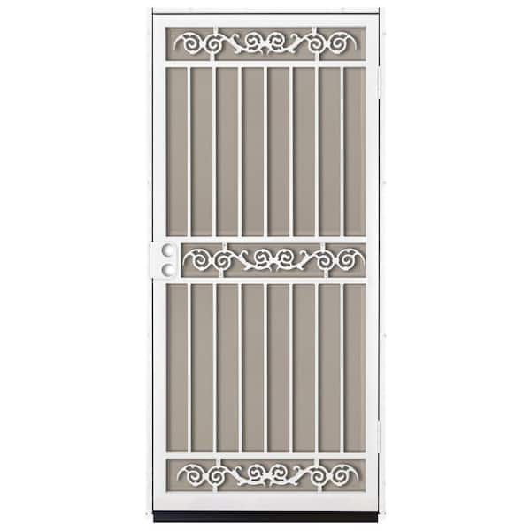 Sylvan Outswing Security Door with Perforated Rust-Free Aluminum Screen