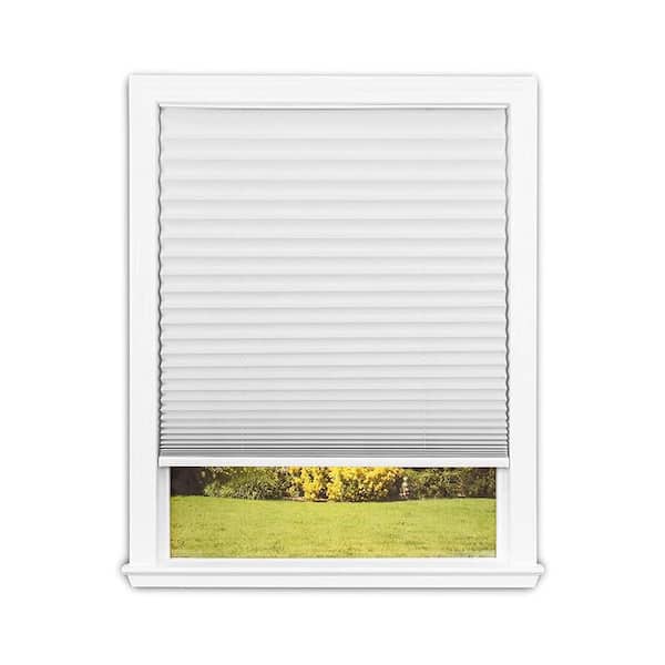 No Tools Easy Lift Trim-at-Home Cordless Pleated Light Blocking Fabric Shade