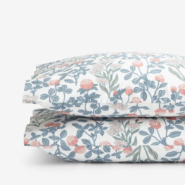 Company Cotton Botanical Grace Velvet Flannel Pillowcase Set