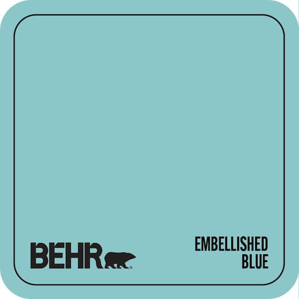 510D-4 Embellished Blue Paint