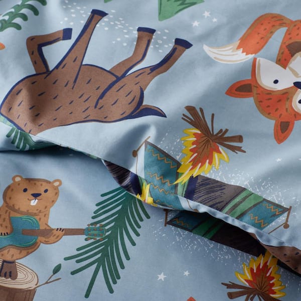 Woodland Quilt Kit, Baby Boy, DIY Project, Forest Animals Hello Bear